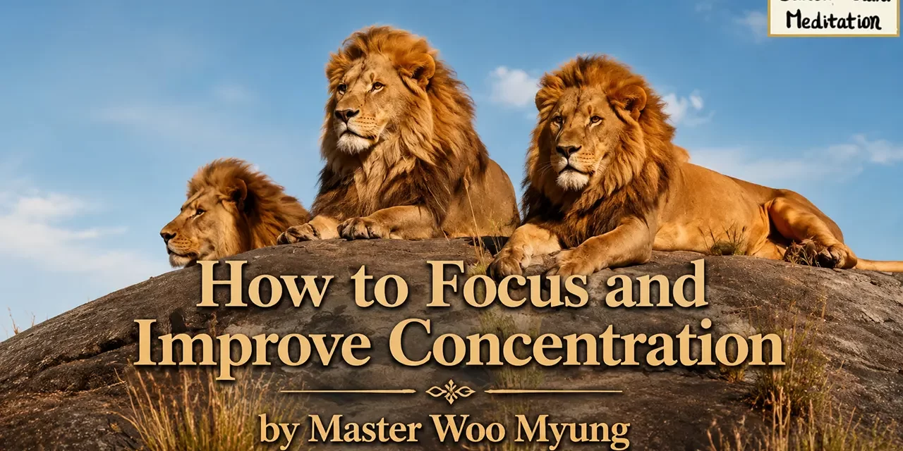 🎯 How to Focus and Improve Concentration | Master Woo Myung | Santa Clara Meditation