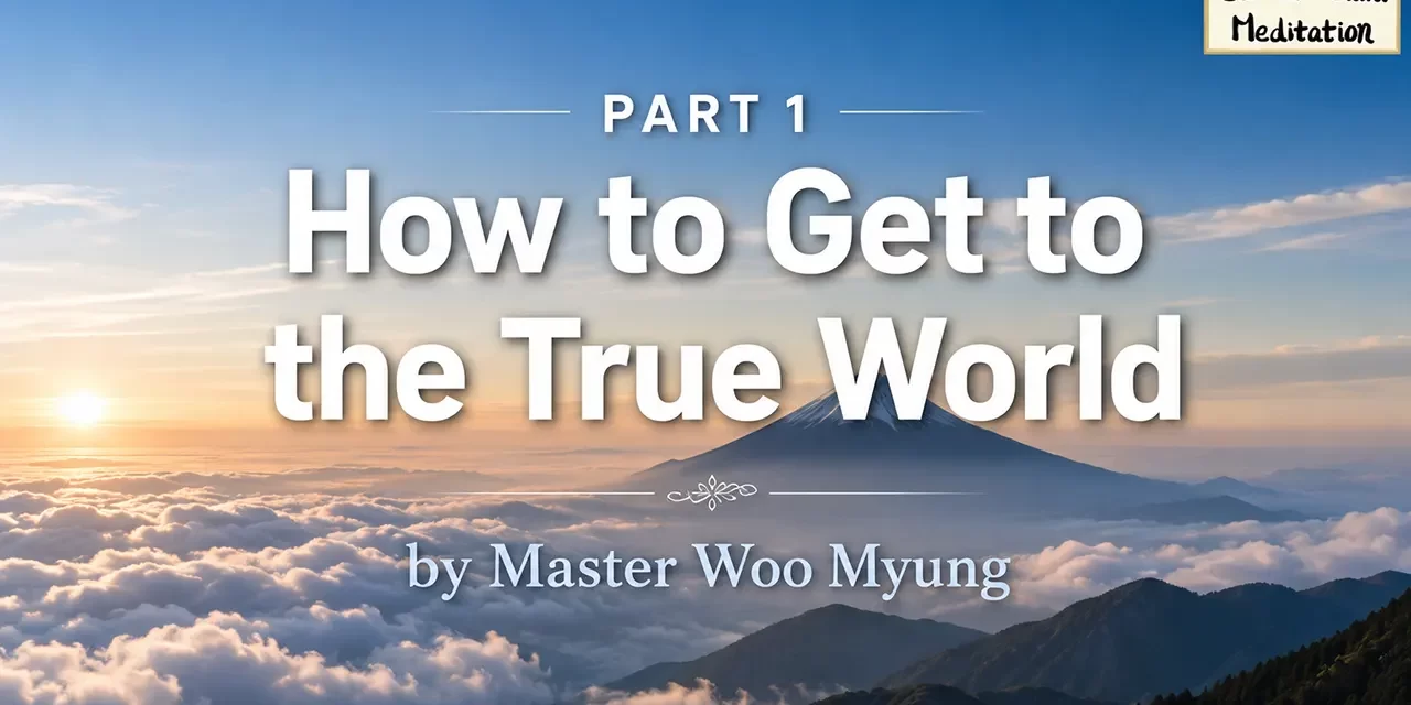✨🧭 How to Get to the True World – Wisdom Quote by Master Woo Myung | Santa Clara Meditation