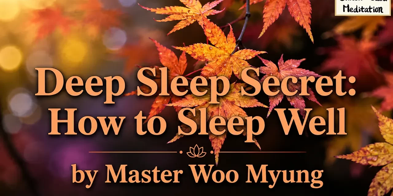 π Deep Sleep Secret: How to Sleep Well | Master Woo Myung | Santa Clara Meditation