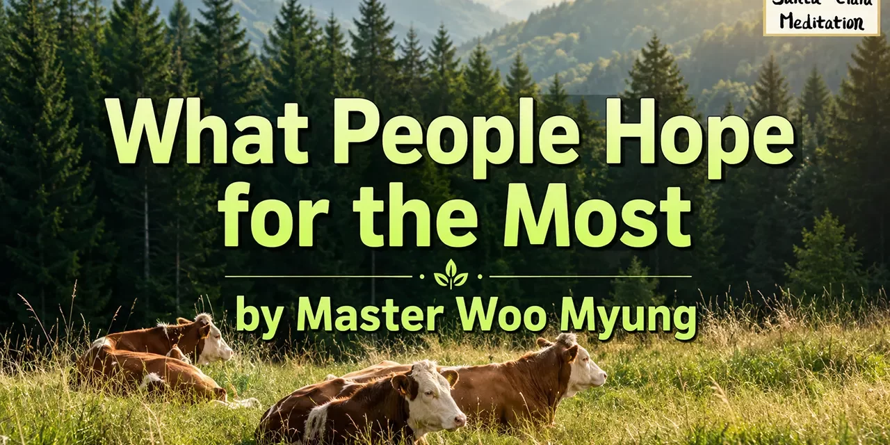 ✨🌈 What People Hope for the Most – Words of Life by Master Woo Myung | Santa Clara Meditation