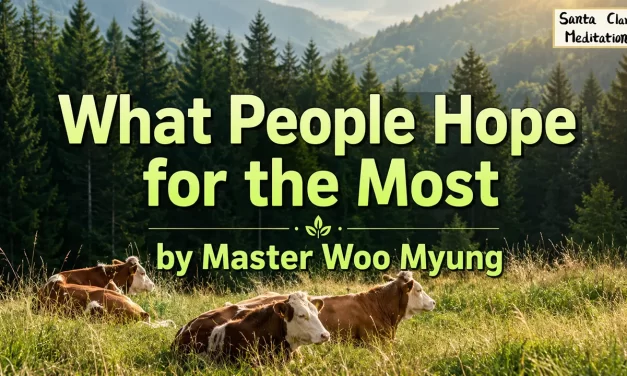 ✨🌈 What People Hope for the Most – Words of Life by Master Woo Myung | Santa Clara Meditation