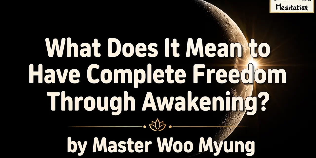 🕊️ What Does It Mean to Have Complete Freedom Through Awakening? | Master Woo Myung | Santa Clara Meditation