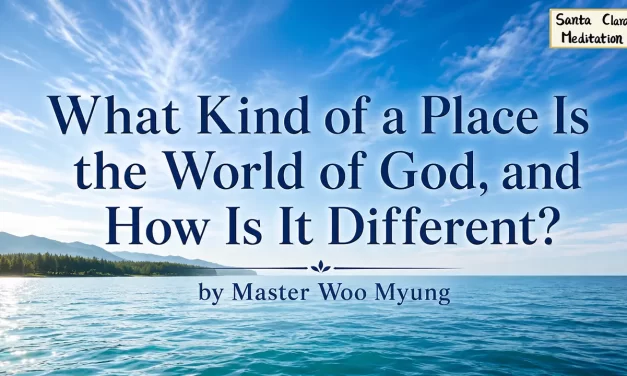 🌌 What Kind of a Place Is the World of God, and How Is It Different? | Master Woo Myung | Santa Clara Meditation