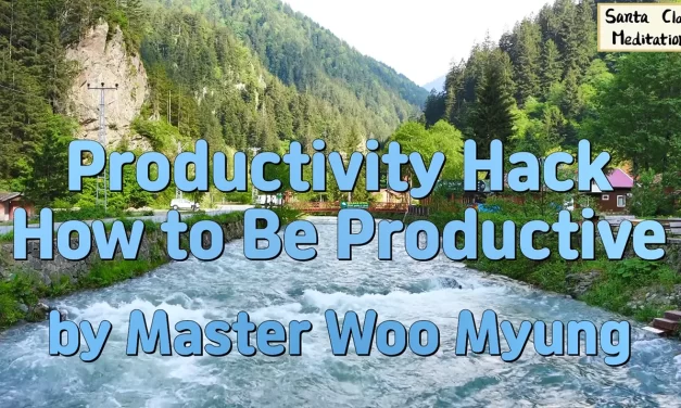 ⚡ Productivity Hack: How to Be Productive | Master Woo Myung | Santa Clara Meditation