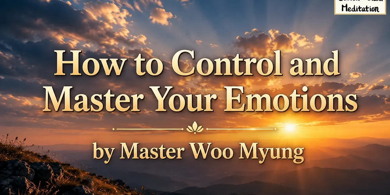 🌬️ How to Control and Master Your Emotions | Master Woo Myung | Santa Clara Meditation