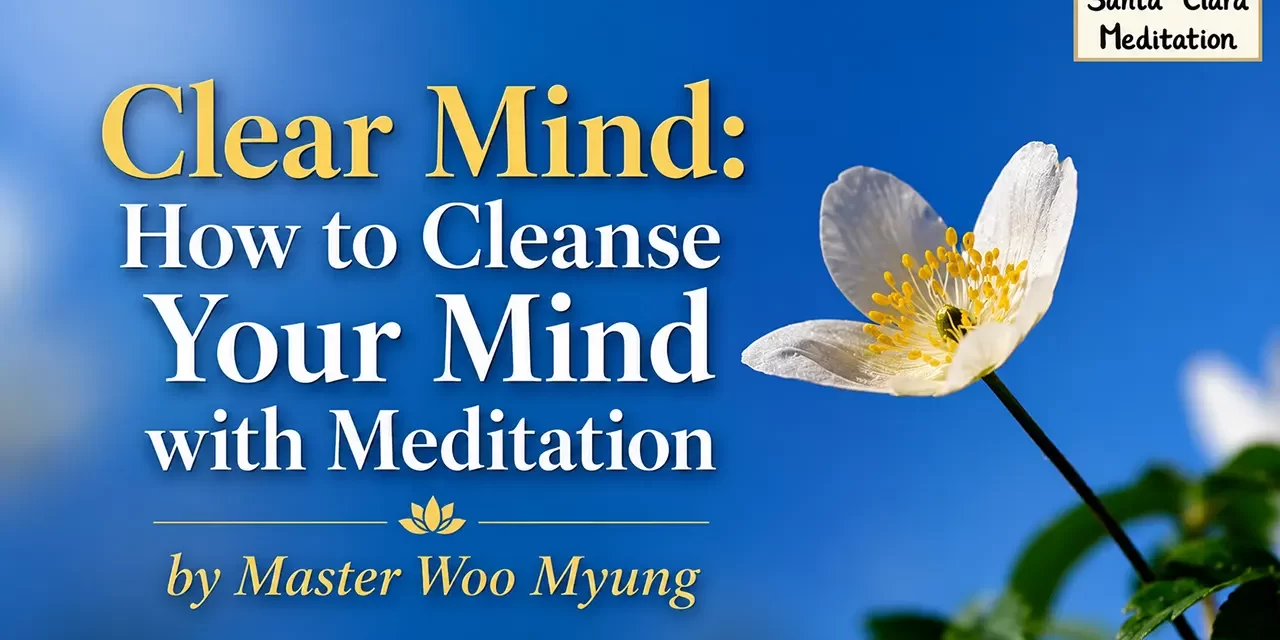 ๐ผ Clear Mind: How to Cleanse Your Mind with Meditation โ Master Woo Myung | Santa Clara Meditation