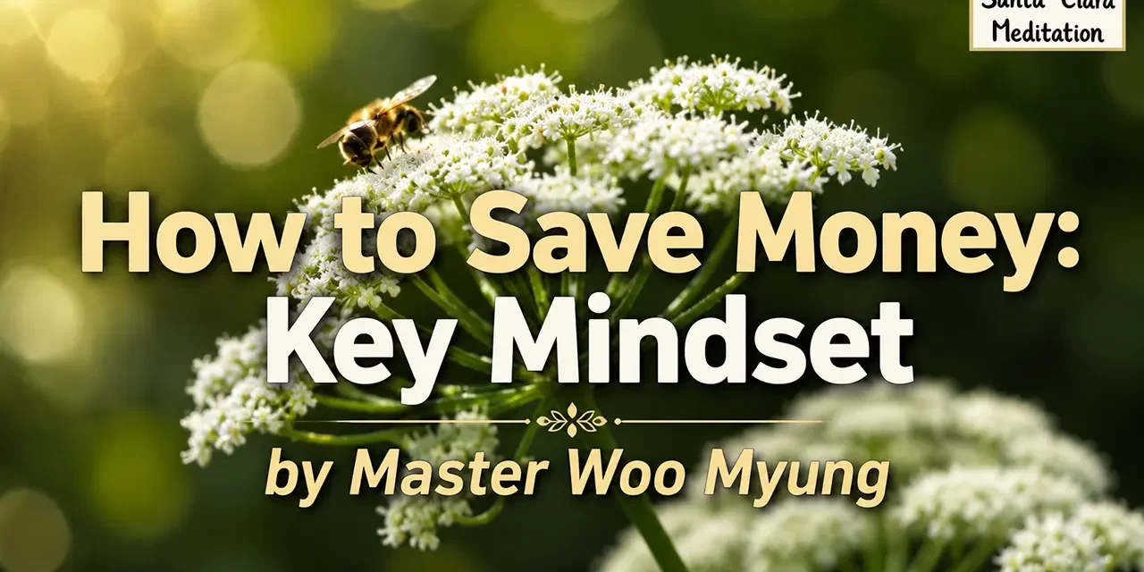💰 How to Save Money: Key Mindset | Master Woo Myung | Santa Clara Meditation