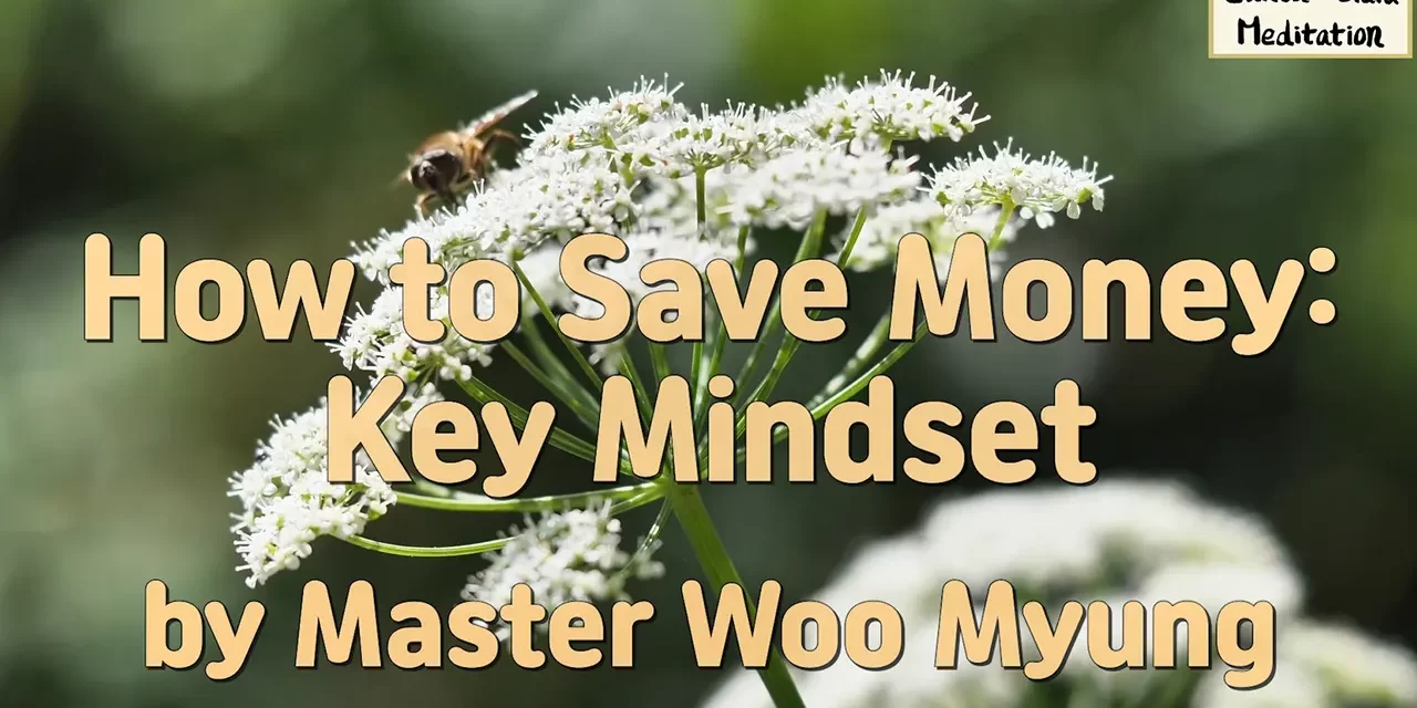 💰 How to Save Money: Key Mindset | Master Woo Myung | Santa Clara Meditation