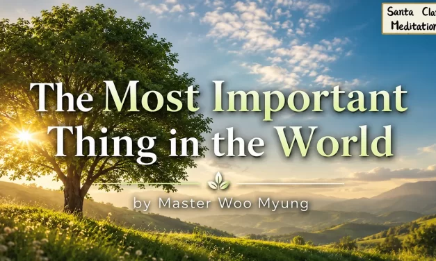 🌅 The Most Important Thing in the World – Master Woo Myung | Santa Clara Meditation