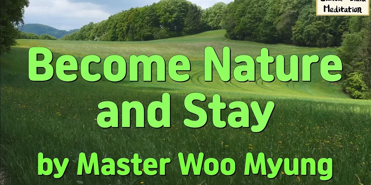 🍃 Become Nature and Stay: Let Go and Simply Exist | Master Woo Myung | Santa Clara Meditation