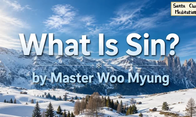 ⚖️ What Is Sin? | Master Woo Myung | Santa Clara Meditation