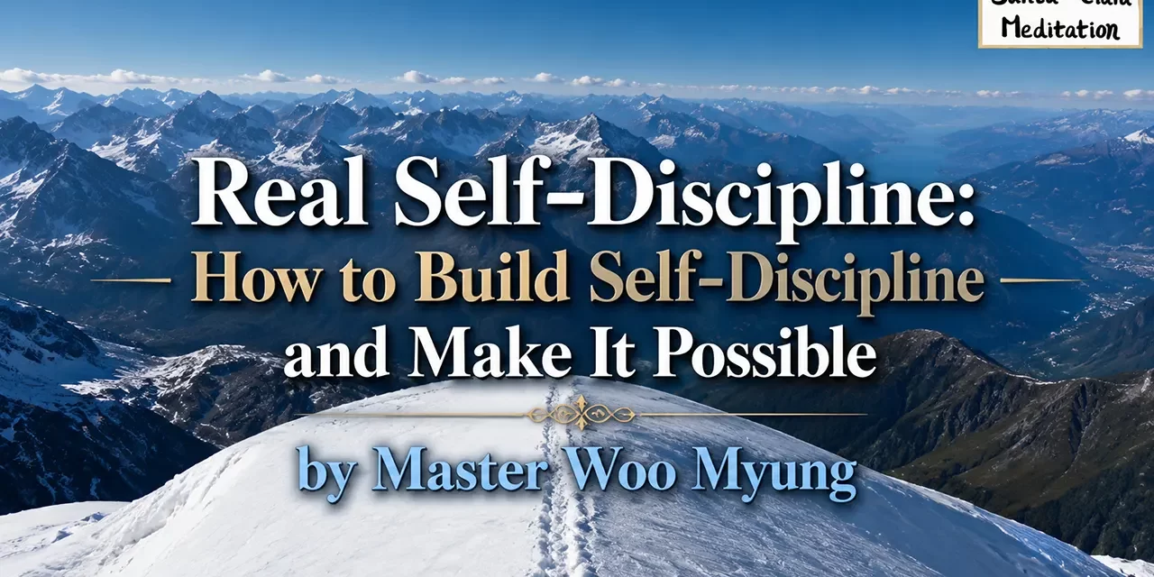 🔥 Real Self-Discipline: How to Build Self-Discipline and Make It Possible | Master Woo Myung