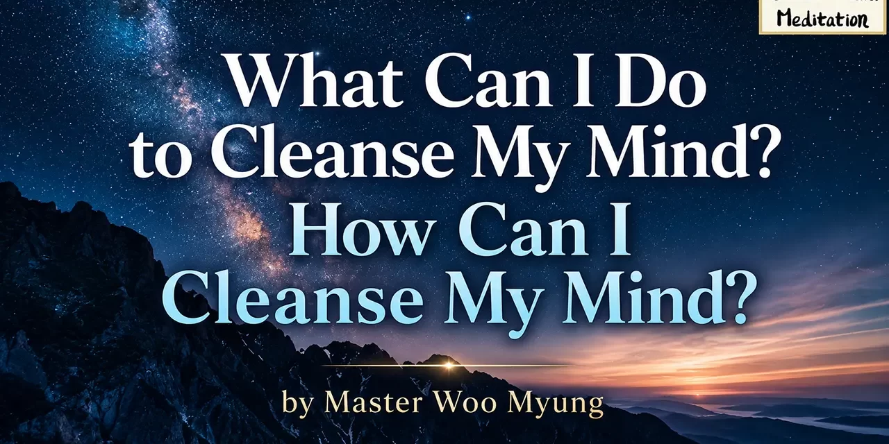 🧘‍♂️ What Can I Do to Cleanse My Mind? How Can I Cleanse My Mind? | Master Woo Myung | Santa Clara Meditation