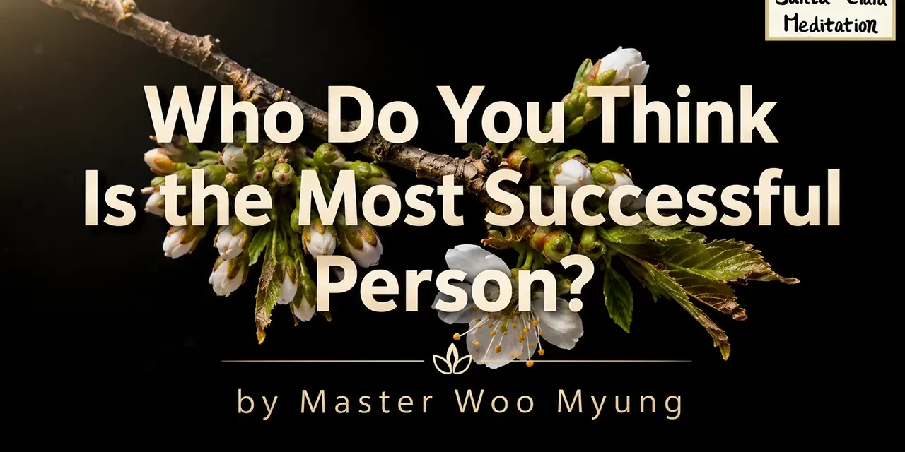 🏆🌿 Who Do You Think Is the Most Successful Person? – Truth Quote by Master Woo Myung | Santa Clara Meditation