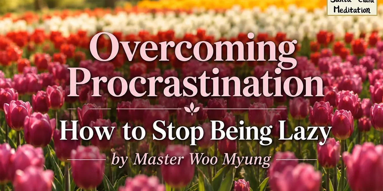 π Overcoming Procrastination β How to Stop Being Lazy | Master Woo Myung | Santa Clara Meditation
