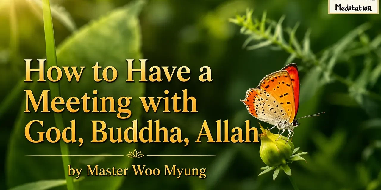 🌌 How to Have a Meeting with God, Buddha, Allah – Master Woo Myung | WSJ #1 Bestseller | Santa Clara Meditation