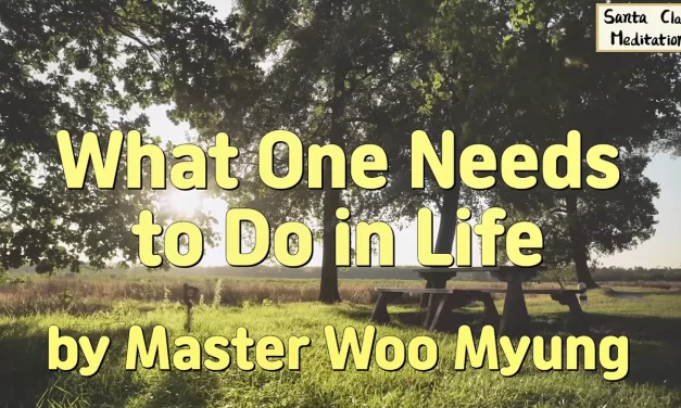 🌱 What One Needs to Do in Life | Master Woo Myung | Santa Clara Meditation