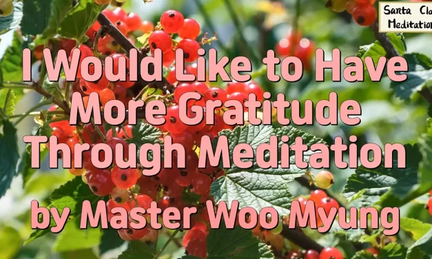 🌼 How to Have More Gratitude Through Meditation – Master Woo Myung | Santa Clara Meditation