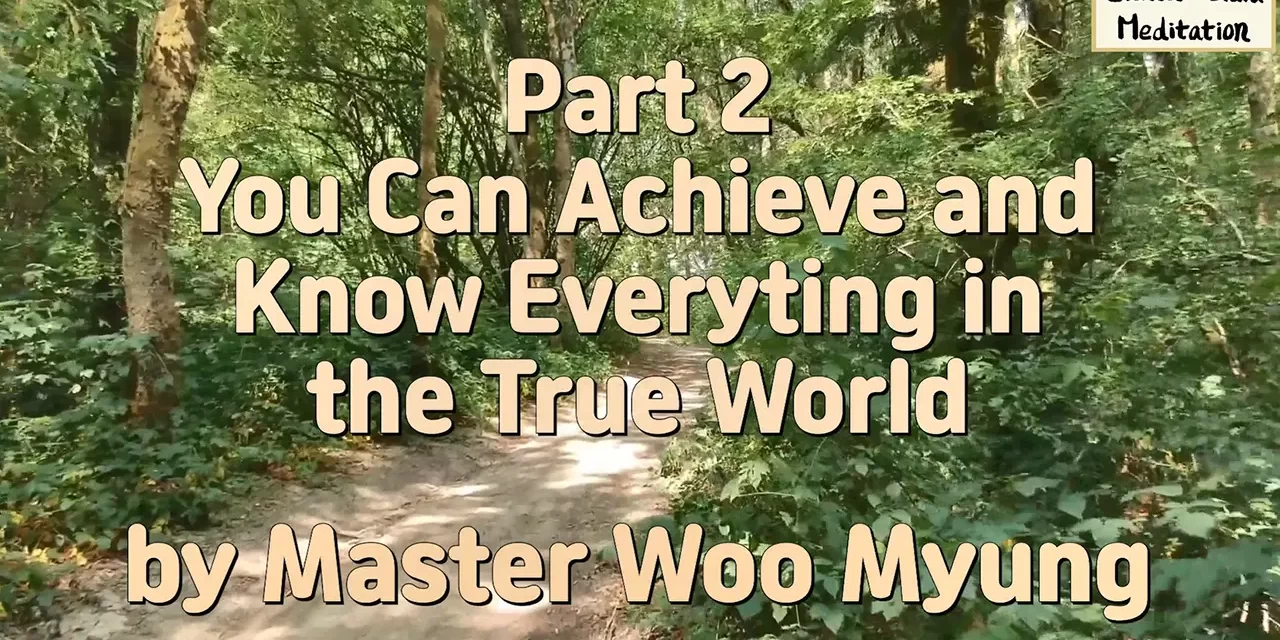 ☀️ Part 2 – You Can Achieve and Know Everything in the True World | Master Woo Myung | Santa Clara Meditation