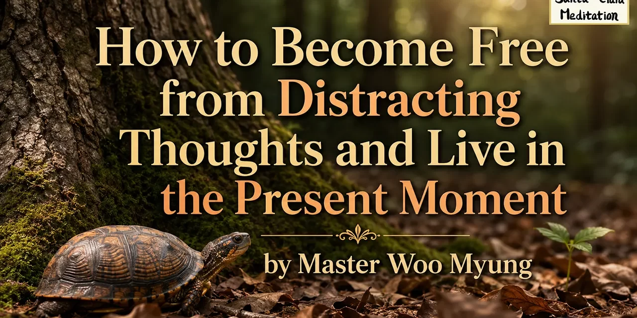 💡 How to Become Free from Distracting Thoughts and Live in the Present Moment | Master Woo Myung | Santa Clara Meditation