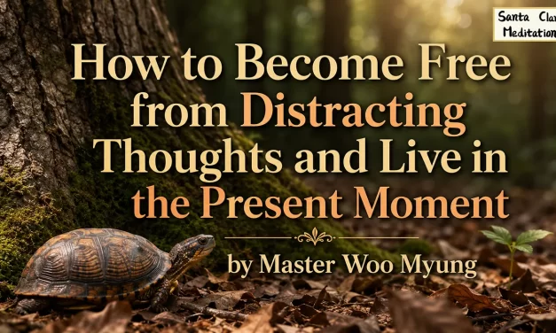 💡 How to Become Free from Distracting Thoughts and Live in the Present Moment | Master Woo Myung | Santa Clara Meditation