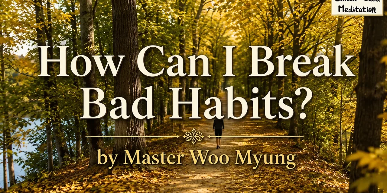 π How Can I Break Bad Habits? β Master Woo Myung | Santa Clara Meditation