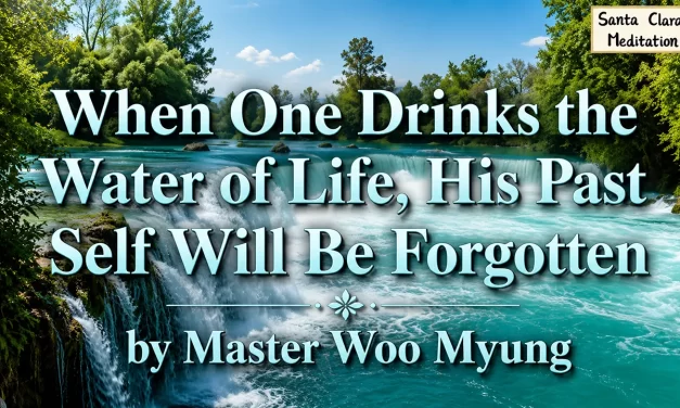 🌊 When One Drinks the Water of Life, His Past Self Will Be Forgotten | Master Woo Myung | Santa Clara Meditation