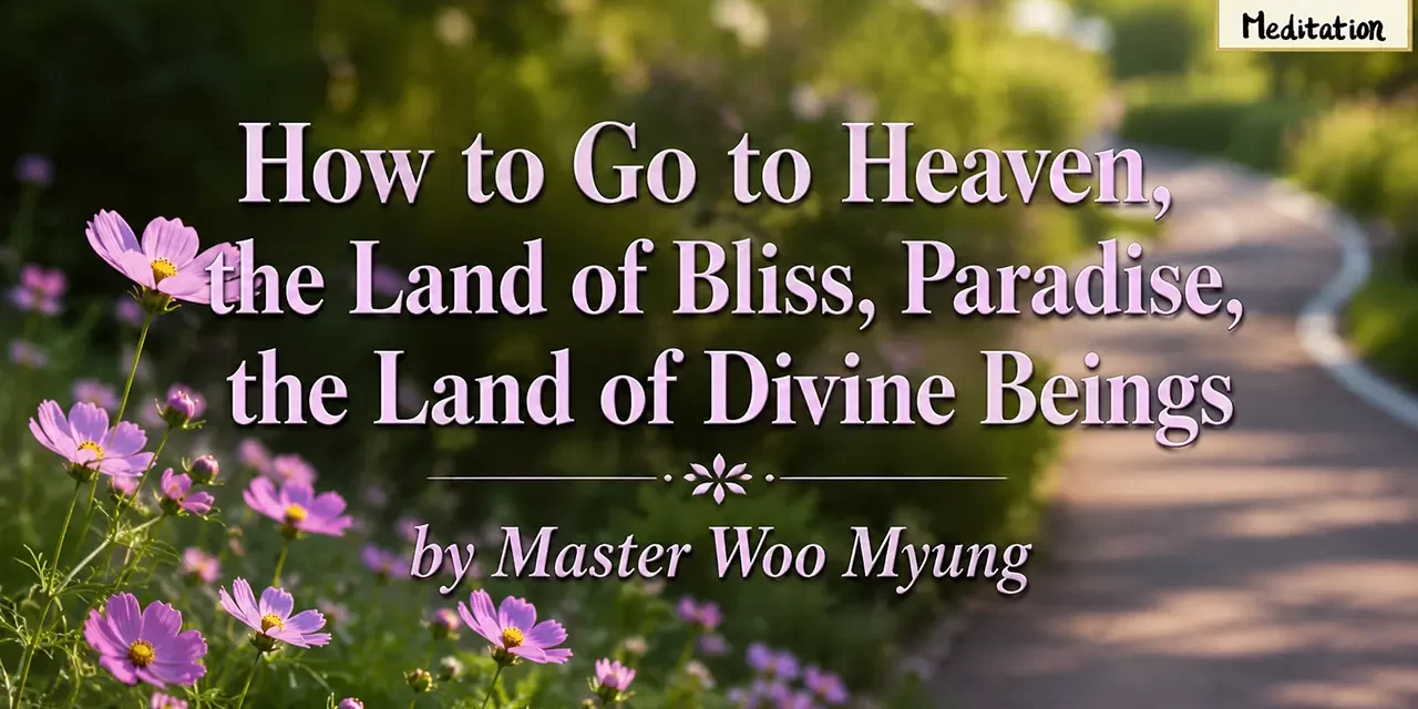 🌸 How to Go to Heaven, the Land of Bliss, Paradise, the Land of Divine Beings | Master Woo Myung | Santa Clara Meditation