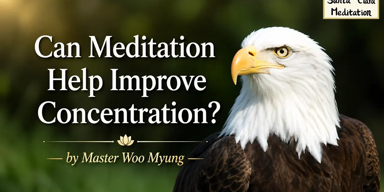 🎯 Can Meditation Help Improve Concentration?: Let Go of Thoughts to Focus | Master Woo Myung | Santa Clara Meditation