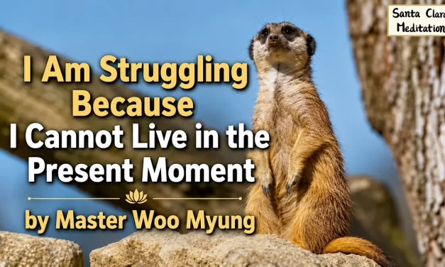 ⏳ I Am Struggling Because I Cannot Live in the Present Moment: Discard the False Mind – Master Woo Myung | Santa Clara Meditation