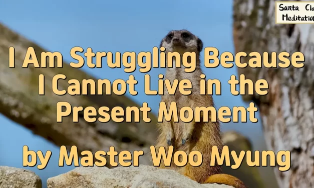 ⏳ I Am Struggling Because I Cannot Live in the Present Moment: Discard the False Mind – Master Woo Myung | Santa Clara Meditation