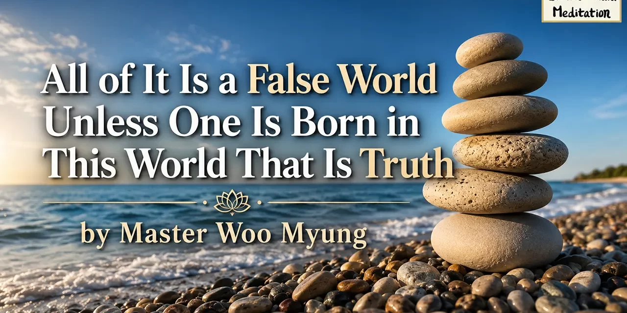 π All of It Is a False World Unless One Is Born in This World That Is Truth | Master Woo Myung | Santa Clara Meditation