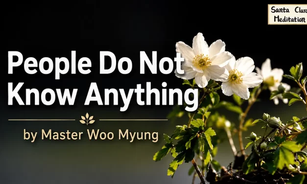 🌀 People Do Not Know Anything: Living in a False World | Master Woo Myung | Santa Clara Meditation