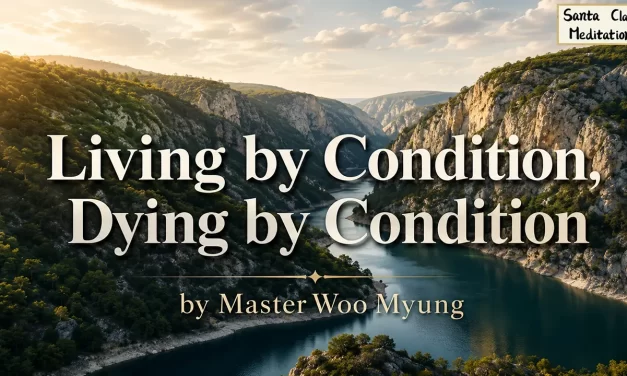 🌊 Living by Condition, Dying by Condition – Master Woo Myung | Santa Clara Meditation
