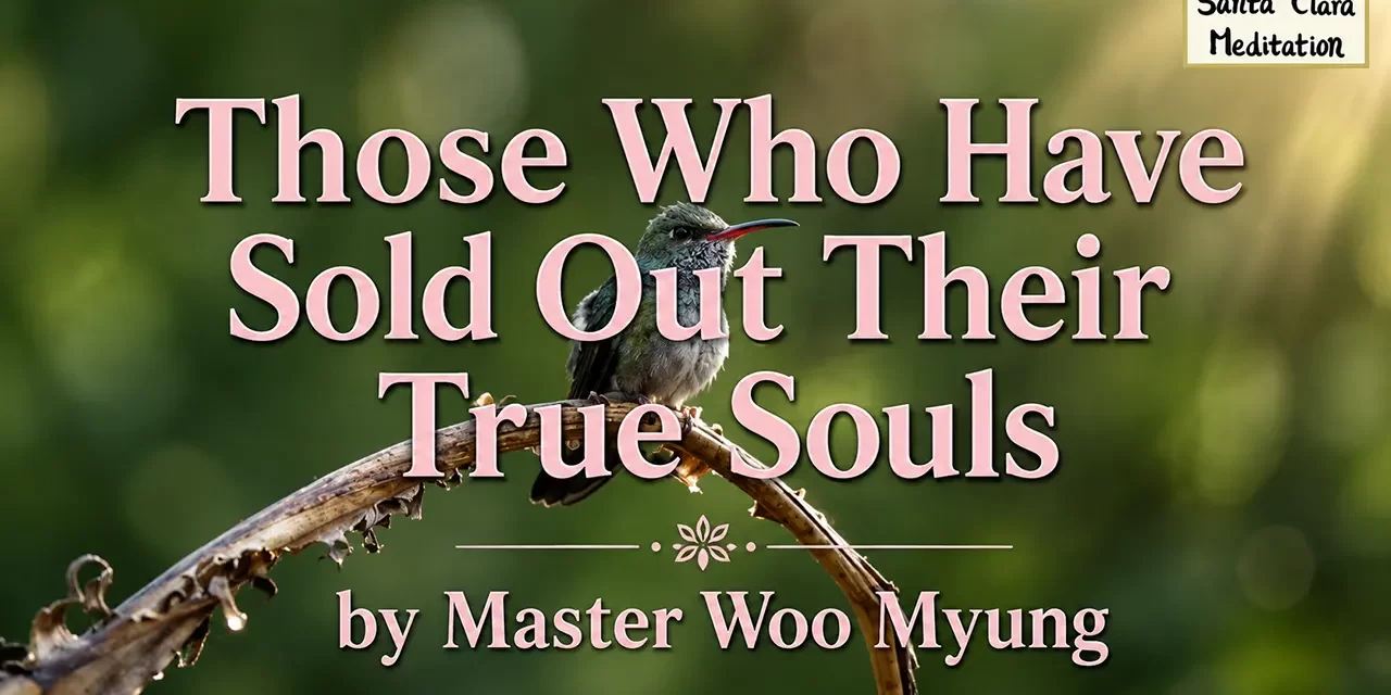 ⚠️ Those Who Have Sold Out Their True Souls – Master Woo Myung | Santa Clara Meditation