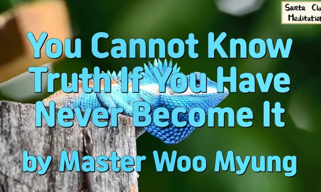 🌌 You Cannot Know Truth If You Have Never Become It | Master Woo Myung | Santa Clara Meditation