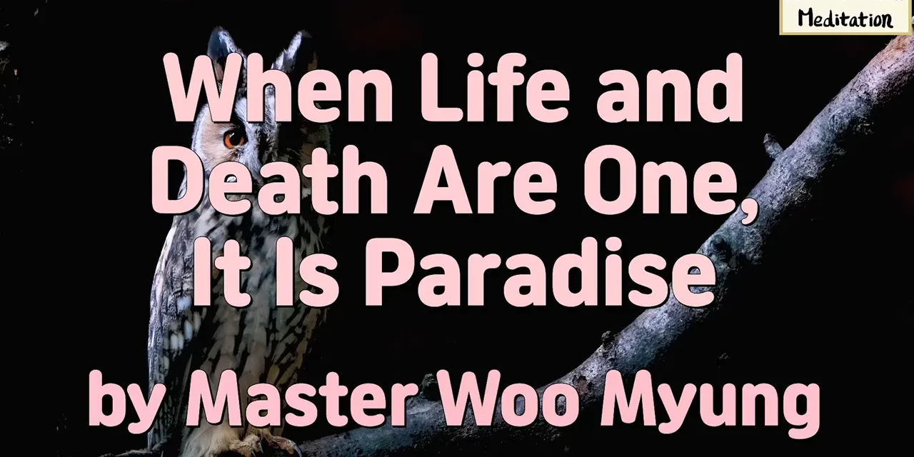 🌅 When Life and Death Are One, It Is Paradise | Master Woo Myung | Santa Clara Meditation