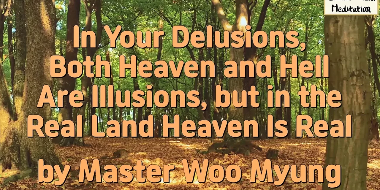 🌤️ In Your Delusions, Both Heaven and Hell Are Illusions, but in the Real Land Heaven Is Real | Master Woo Myung
