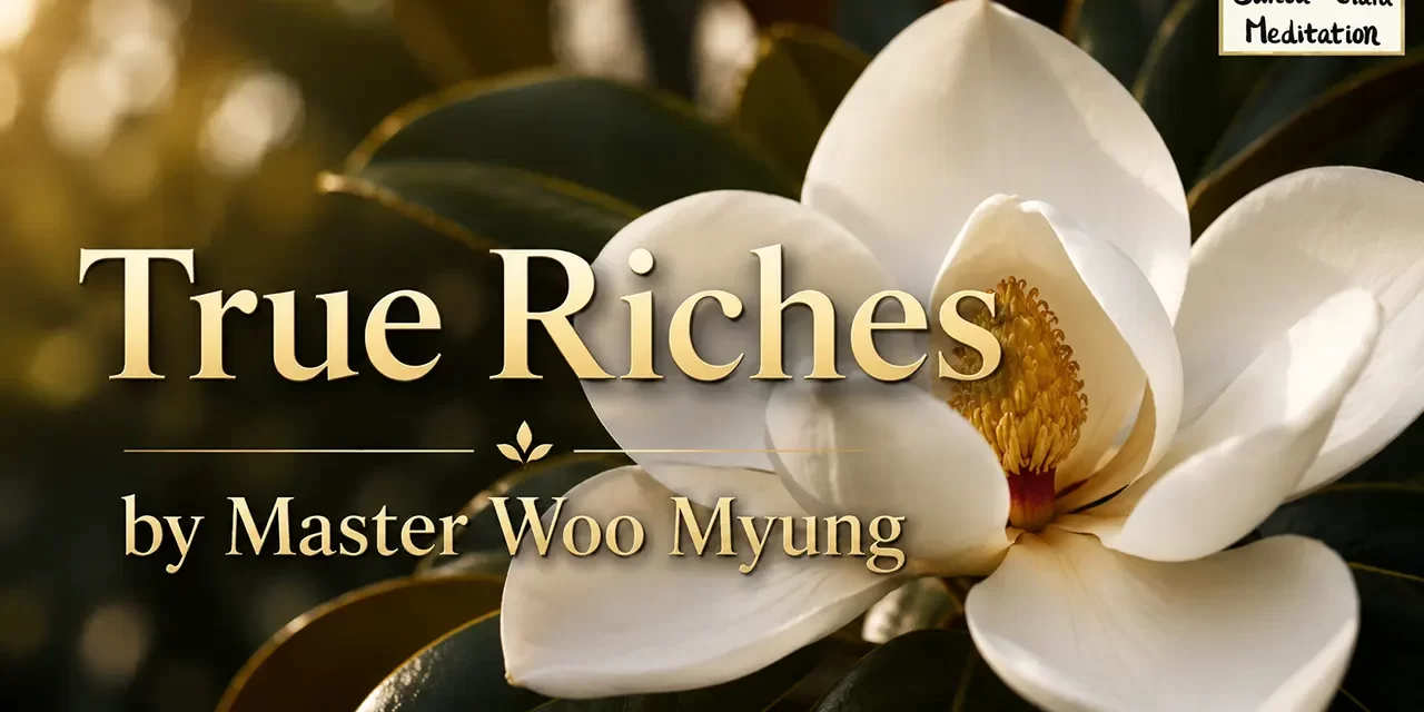 π° True Riches: Blessings and the True Mind β Master Woo Myung | Santa Clara Meditation