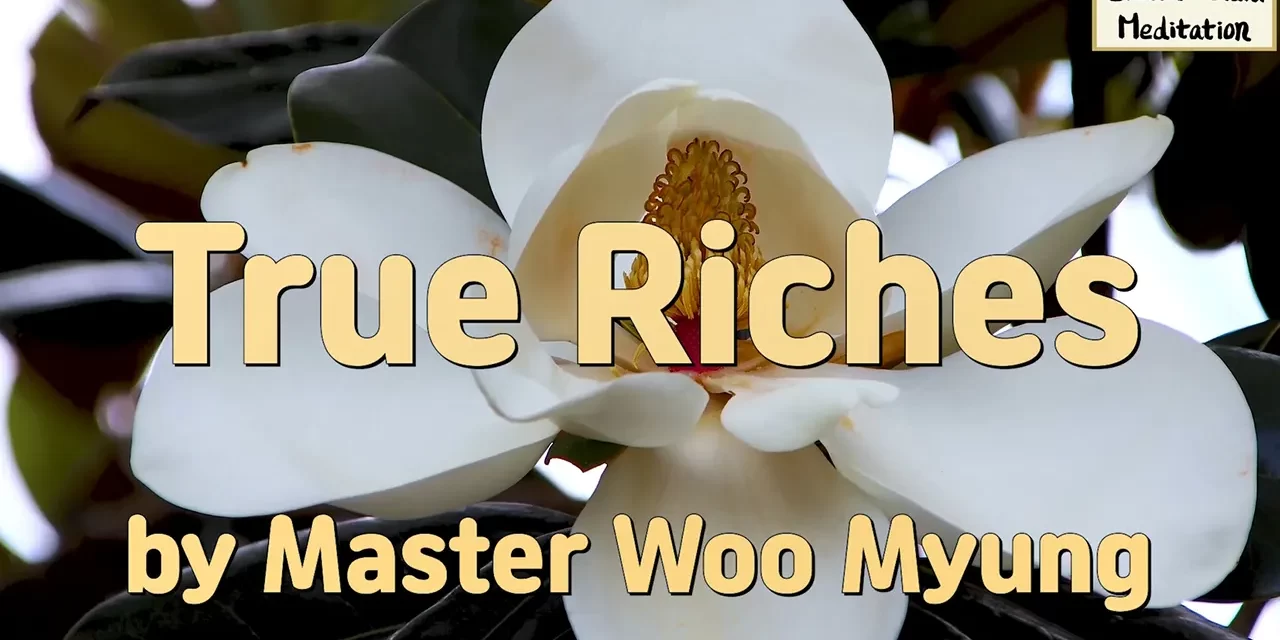 💰 True Riches: Blessings and the True Mind – Master Woo Myung | Santa Clara Meditation