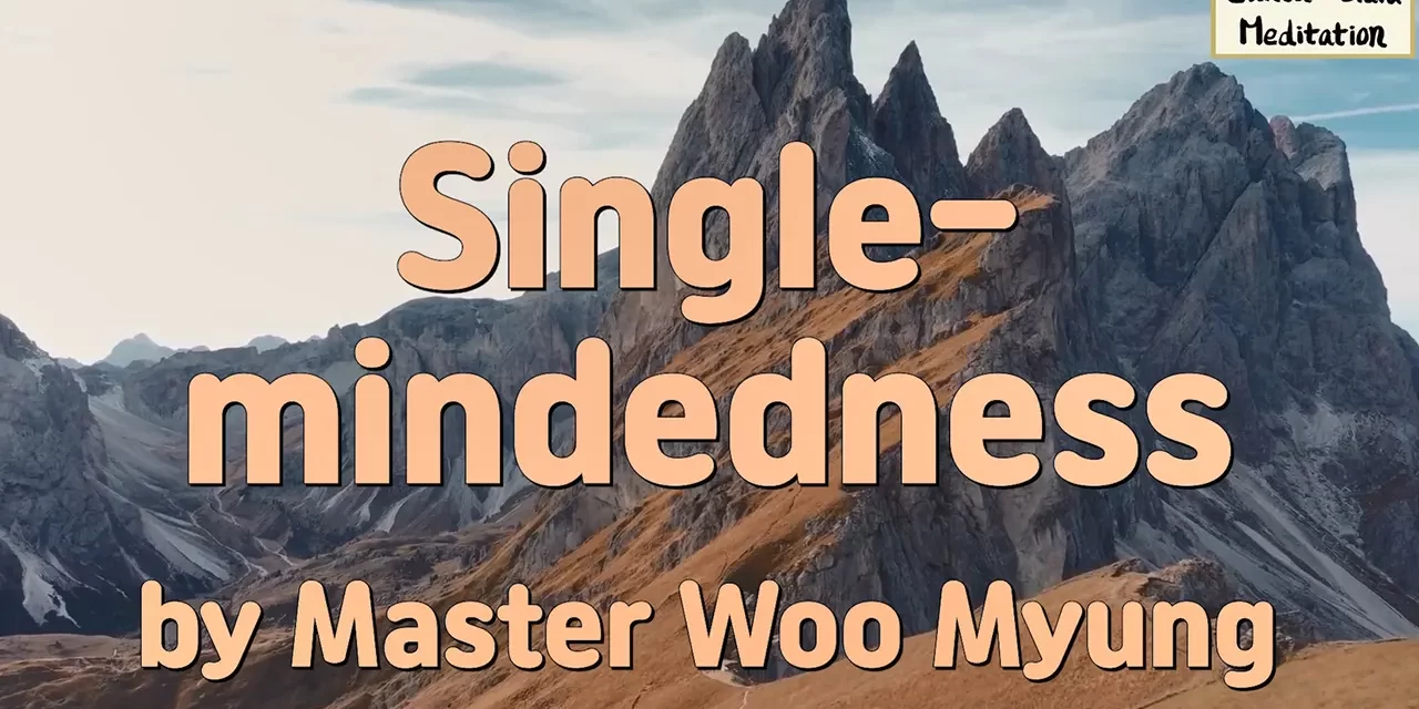 🎯 Single-mindedness: Acting Without Hesitation – Master Woo Myung | Santa Clara Meditation