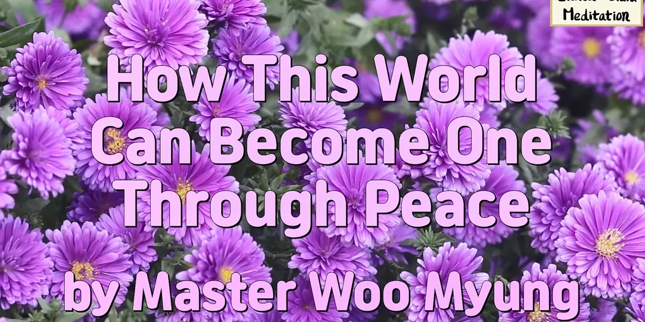 🌍 How This World Can Become One Through Peace | Master Woo Myung | Santa Clara Meditation