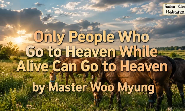 ☀️ Only People Who Go to Heaven While Alive Can Go to Heaven | Master Woo Myung | Santa Clara Meditation