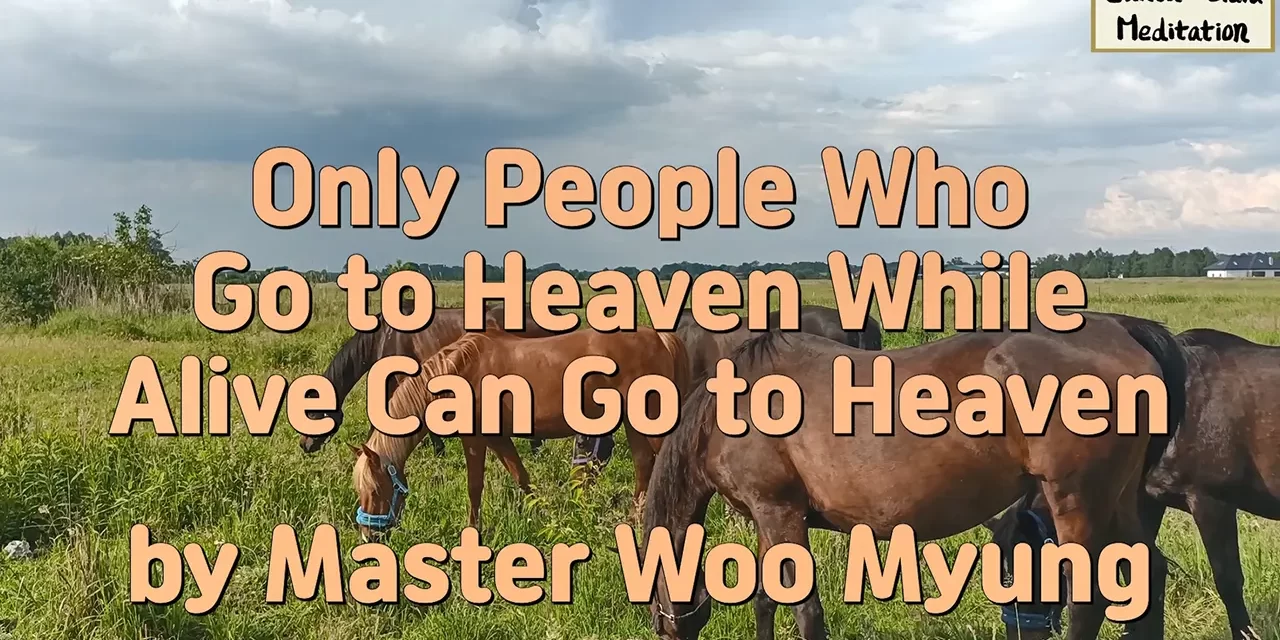 ☀️ Only People Who Go to Heaven While Alive Can Go to Heaven | Master Woo Myung | Santa Clara Meditation