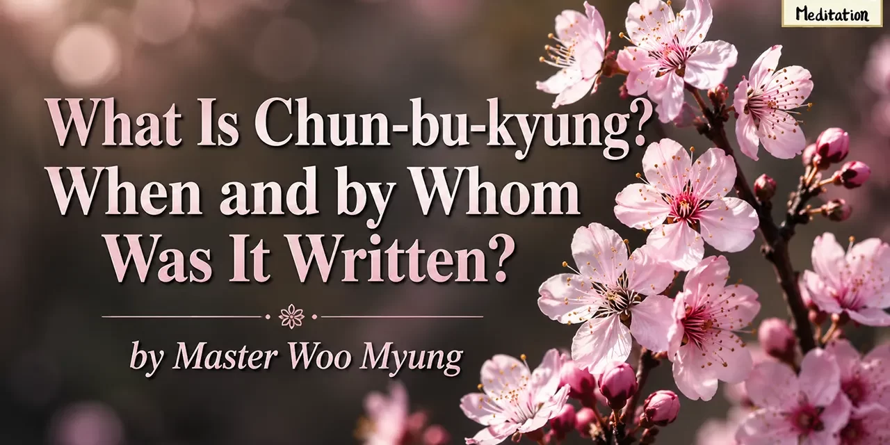 ๐ What Is Chun-bu-kyung? When and by Whom Was It Written? | Master Woo Myung | Santa Clara Meditation