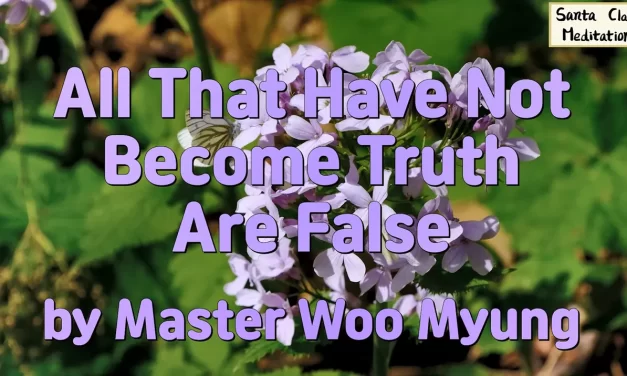 🌞 ALL THAT HAVE NOT BECOME TRUTH ARE FALSE: WHY ONLY TRUTH CAN LIVE FOREVER | MASTER WOO MYUNG