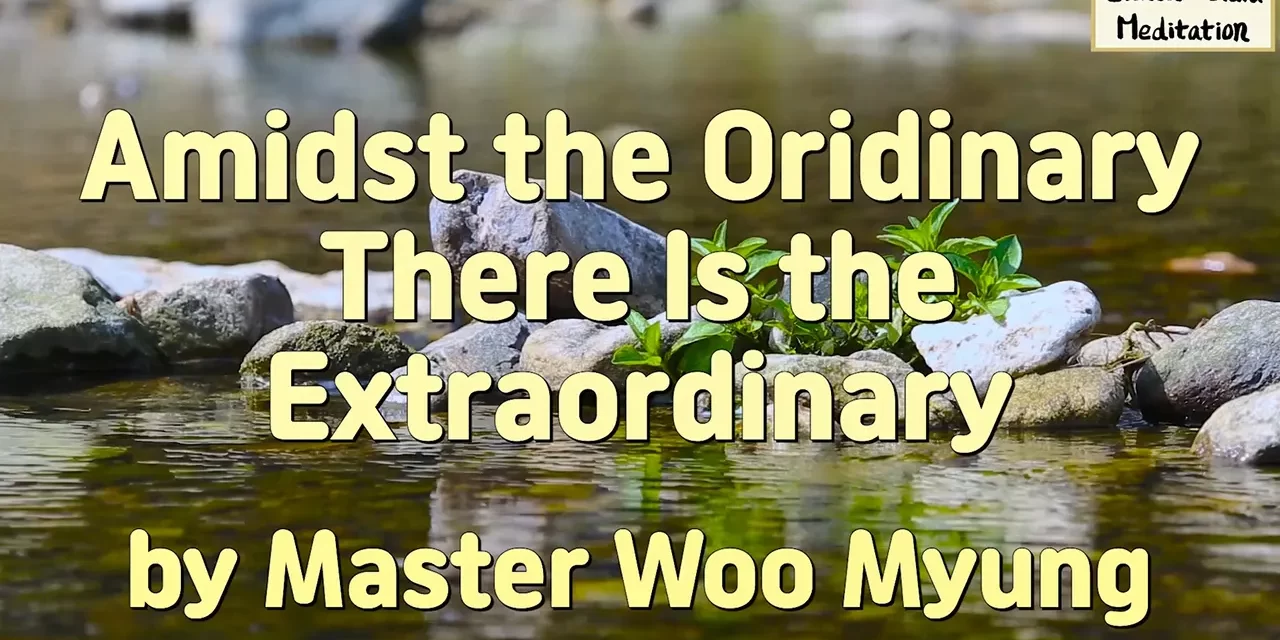 🌼 AMIDST THE ORDINARY THERE IS THE EXTRAORDINARY: BECOMING ONE WITH TRUTH | MASTER WOO MYUNG | SANTA CLARA MEDITATION