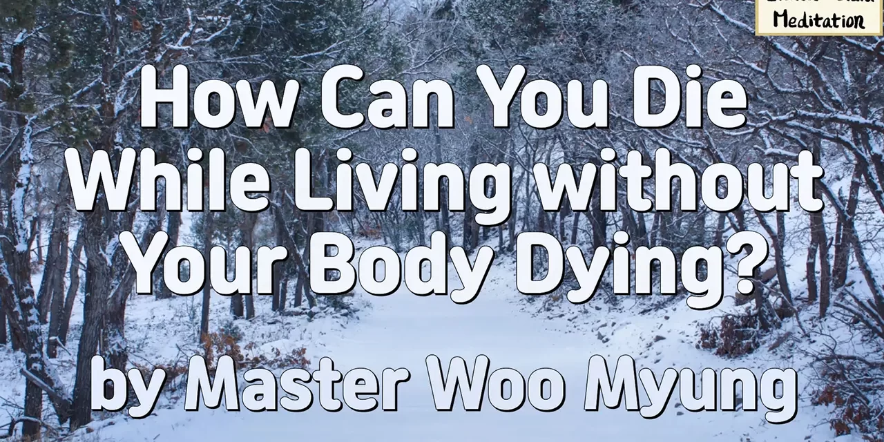 🌌 How Can You Die While Living without Your Body Dying?: False Self, Human Completion, Rebirth | Master Woo Myung