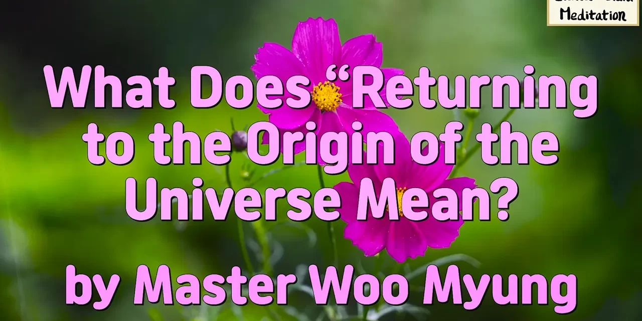 🌅 RETURNING TO THE ORIGIN OF THE UNIVERSE: KNOWING THE ORIGINAL SELF THAT IS NON-EXISTENCE | MASTER WOO MYUNG | SANTA CLARA MEDITATION