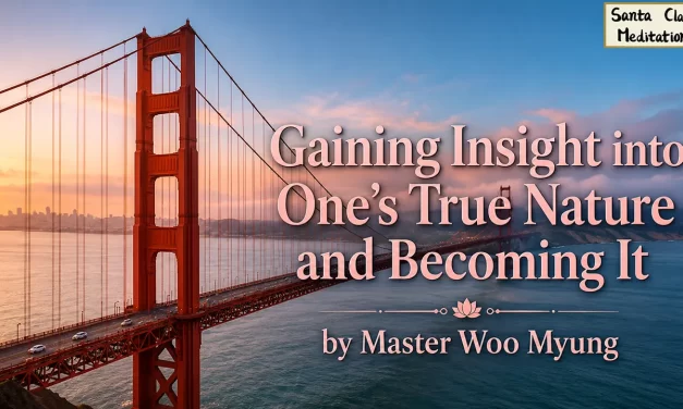 🌈 GAINING INSIGHT INTO ONE’S TRUE NATURE AND BECOMING IT: FROM SEEING TRUTH TO LIVING AS TRUTH | MASTER WOO MYUNG | SANTA CLARA MEDITATION